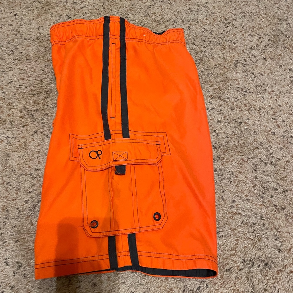 Large OP Board Shorts/Swim Shorts. Used one season. Smoke free house. - Picture 2 of 2